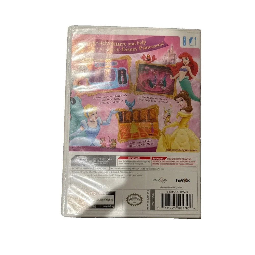 Disney Princess: Enchanted Journey (Nintendo Wii 2007) Complete w/ Manual